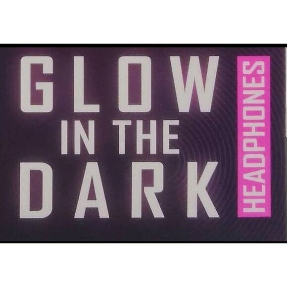 Bass Jaxx 💖Glow In‎ the Dark Lightweight Headphones ~Wired ~PINK ~NEW - Picture 6 of 10